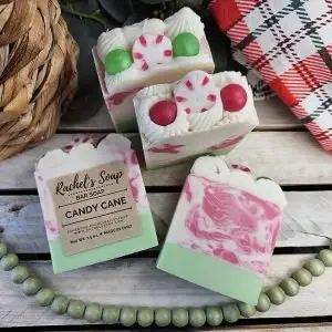 Candy Cane Bar Soap
