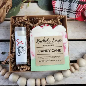 Small Gift Box in Candy Cane