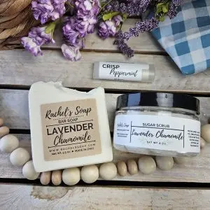Clear Gift Box in Lavender Chamomile