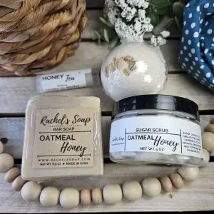 Large Gift Set in Oatmeal Honey